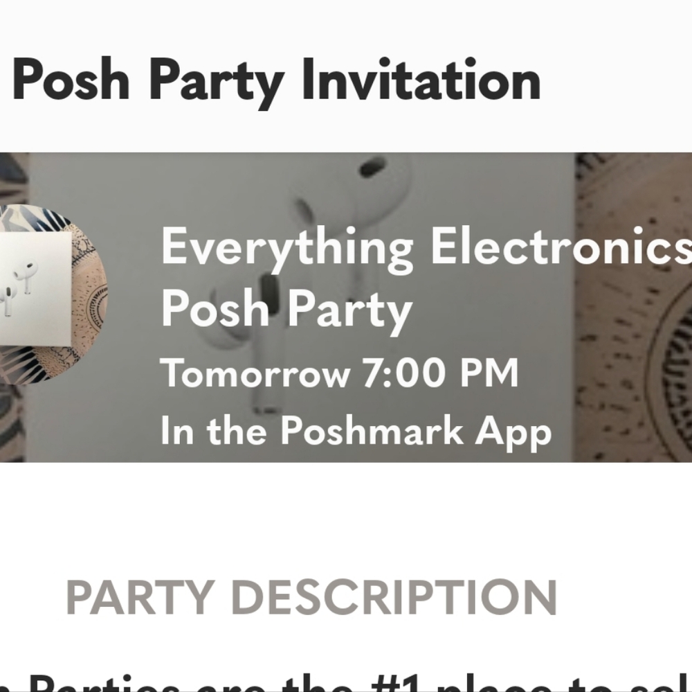 8/4 Co-Host 'EVERYTHING ELECTRONICS' Posh Party